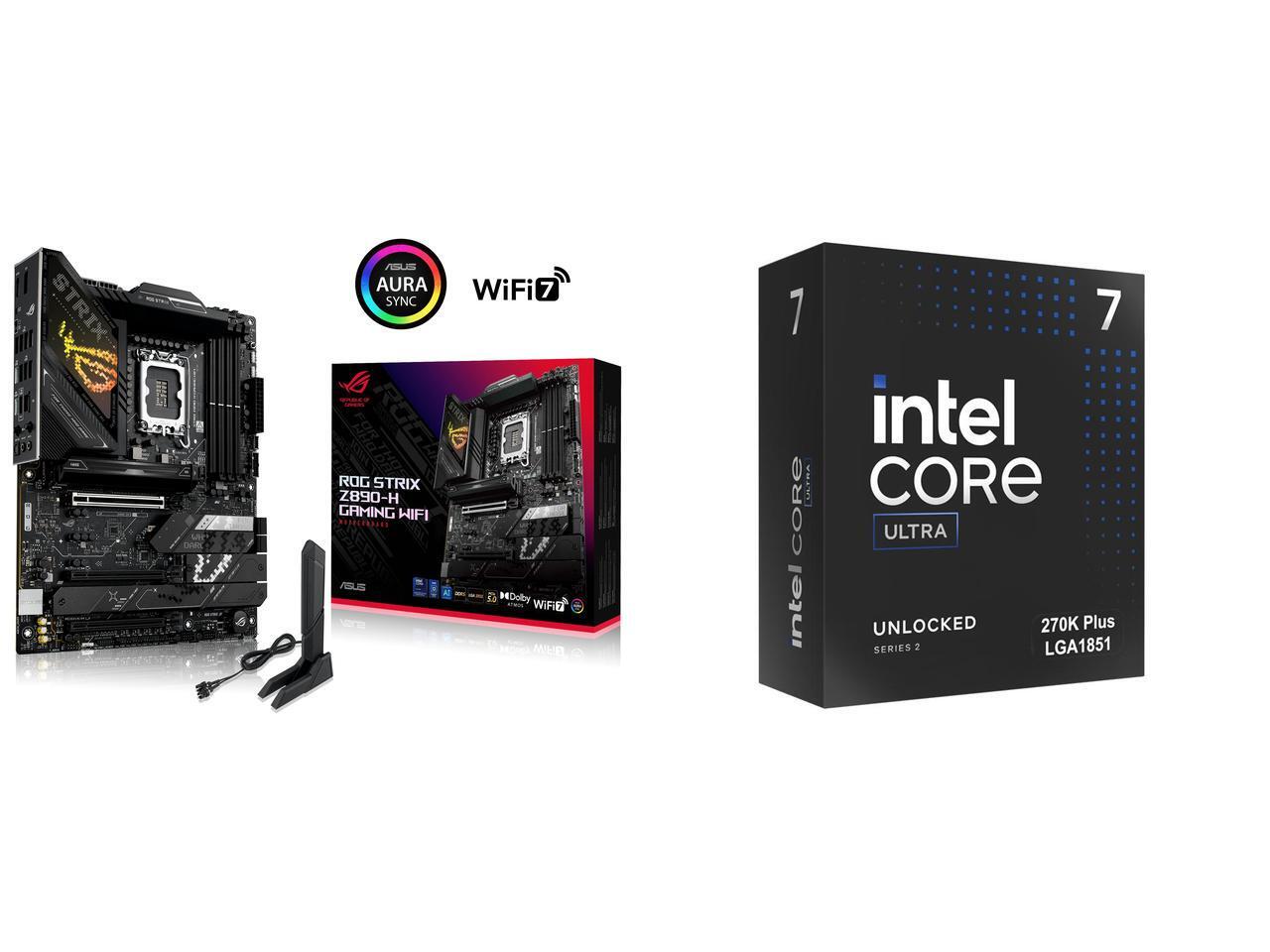 Z890 Wi-Fi 7 Motherboard - مجموعة اللوحة الأم والمعالج - حزمة