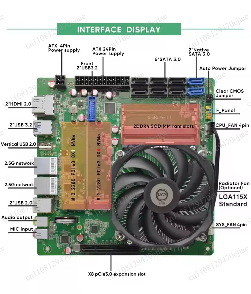 لوحة أم Topton AMD Ryzen 7 580 - مراجعة Mini Itx Dual 2.5G Nas Motherboard وسعره