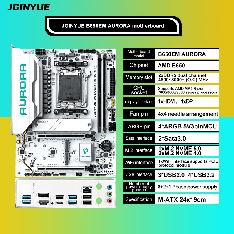 اللوحات الأم Gaming B650 MATX  - مراجعة Am5 Micro Atx Pcie 5.0 Motherboard وسعره