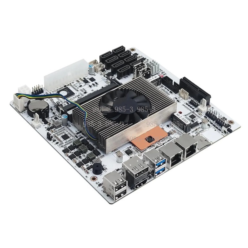لوحة أم بيضاء صغيرة الحجم M11  - مراجعة Mini Itx Dual 2.5G Nas Motherboard وسعره