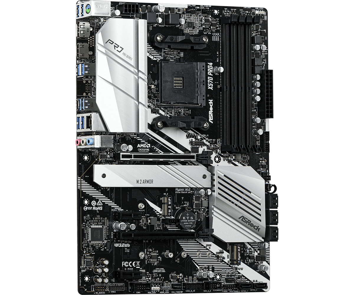 اللوحة الأم ASROCK X570 X570 P - مراجعة X870E Atx Motherboard وسعره