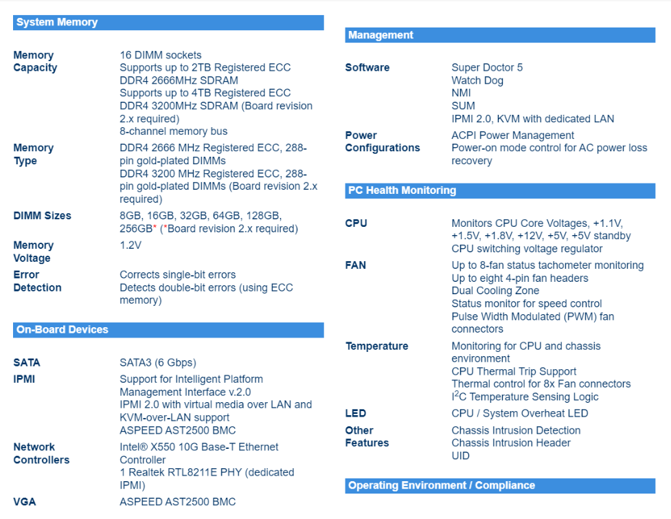 لوحة أم Supermic H11DSi-NT بمق - مراجعة Dual Socket Sp3 Epyc Motherboard وسعره