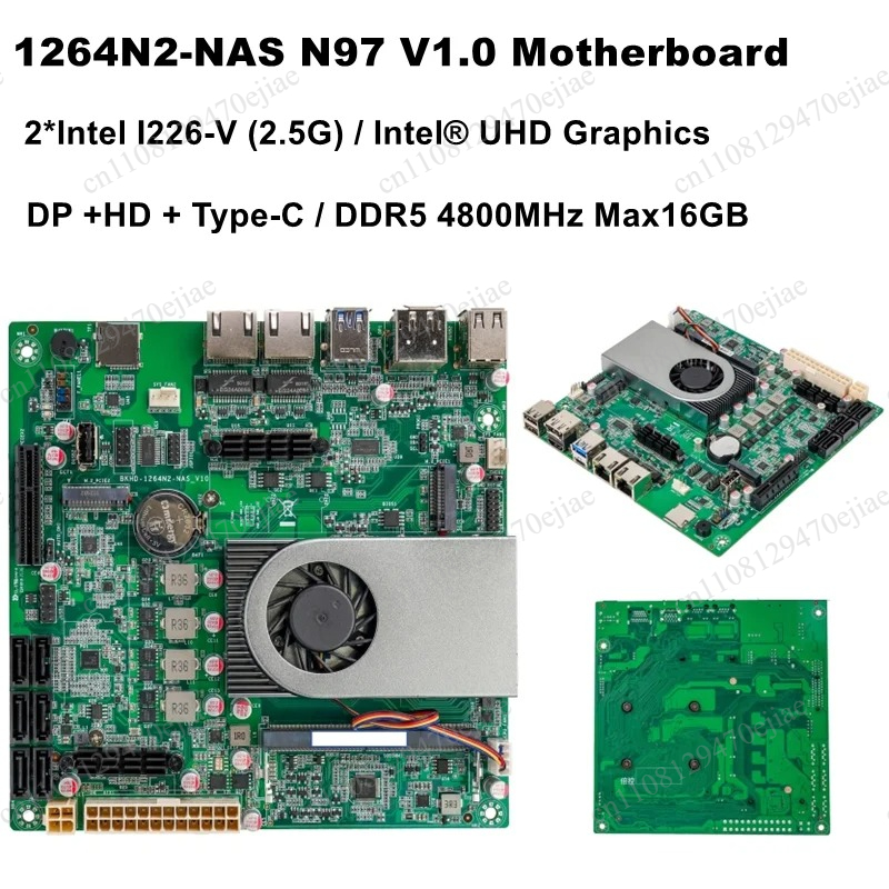لوحة أم SZBOX N97 NAS - لوحة I - مراجعة Mini Itx Dual 2.5G Nas Motherboard وسعره