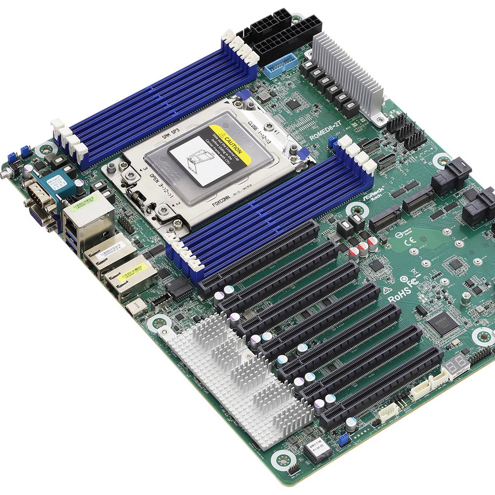 لوحة أم أصلية من ASRock Rack ط - مراجعة Dual Socket Sp3 Epyc Motherboard وسعره